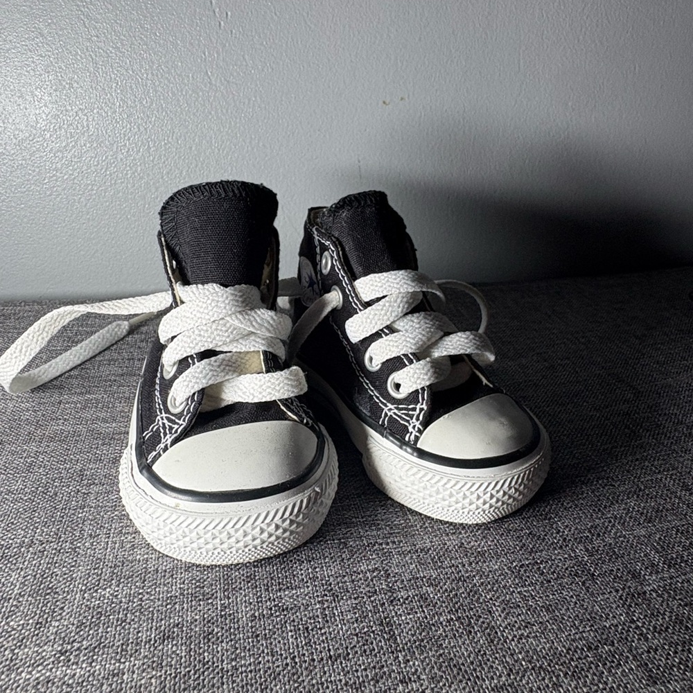 Kids Black and White Sneakers
